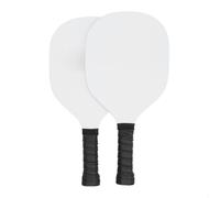 VGEBY Juego de Pickleball, raquetas de madera ligera con 4 bolas, para principiantes y entrenamiento en parques o pistas de juego (WHITE)