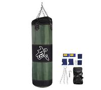 VGEBY Juego de Saco de Boxeo, 7 + 1 Saco Boxeo Adulto Punching Bag Largos con Gancho Bacío & Guantes para Entrenamiento Gimnasio en Casa