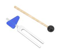 VGEBY Juego de tenedores de afinación de vibración para yoga, meditación de 528 Hz, alivio del estrés, ligero, portátil, para yoga, acero inoxidable, madera (528 Hz)