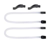 VGEBY Juego de Tubos de Boquillas Melódicas, Accesorios Flexibles de Tubo de Soplado de ABS con 2 Tubos para Usuarios de Armónicas y Armonio