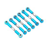 VGEBY Juego de Varillas de Dirección RC, Varillas de Unión Ajustables de Aleación de Aluminio, 6 Piezas con Tornillos y Llave Hexagonal, de 4,5 a 6,5 cm para 1 18 RC Car A949 A959 A969 A979 K929