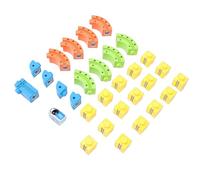 VGEBY Juego Eléctrico, Vía de Tren 3D con Batería Recargable de Iones de Litio, Juguete de Carreras de 81 Piezas para Niños y Niños Pequeños