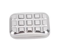 VGEBY Juguete Antiestrés Deslizante, Aleación de Metal, Alivio del Estrés, Chocolate Grabado, Patrón, Tarjeta de Empuje, Juguete Deslizante para Niños Adultos