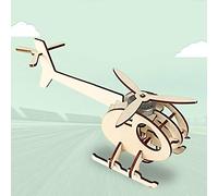 VGEBY Juguete de Avión, Juguete Educativo de Avión de Energía Solar de Madera con Hélice y Principio de Motor para Niños de 4 Años en Adelante