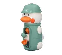 VGEBY Juguete de Baño, Rueda Hidráulica de Pato Interactiva de Plástico ABS con Rociador Giratorio para la Hora del Baño Infantil y Juegos Acuáticos para Niños Pequeños (Green)