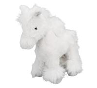 VGEBY Juguete de Peluche de Caballo, Estatuilla de Peluche Suave, Diseño Lindo para Niños en la Decoración del Hogar (White)