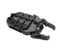 VGEBY Juguete de Tarjeta de Empuje de 3 Botones de Metal, Deslizador de Dedo Sensorial, Práctico Abridor de Botellas para Aliviar el Estrés y Concentrarse en el Trabajo o en Casa (Black)