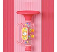 VGEBY Juguete de Trompeta para Niños, Instrumento Musical Multifuncional con Diseño de Dibujos Animados Lindo con Silbato para Educación Temprana (Rosa 135x8x2cm/53,15x3,15x0,79 Pulgadas)