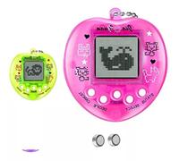 VGEBY Juguete Virtual para Mascotas de 2 Piezas, Juguete Electrónico Digital para Mascotas con Forma de Corazón Multimodo para Niños