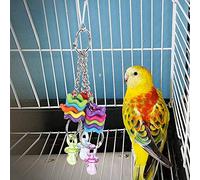 VGEBY Juguetes para Pájaros, Juguete para Masticar de Cartón de Papel Multicolor para Cacatúas y Guacamayos con Diseño Fácil de Colgar para Tiempo de Juego y Entretenimiento