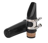 VGEBY Kit de Boquilla para Clarinete, Accesorios de Plástico de Primera Calidad para Principiantes y Entrenadores, Agarre Suave, Juego Completo de Lengüetas y Ligaduras, Diseño Ligero Portátil (BLACK)