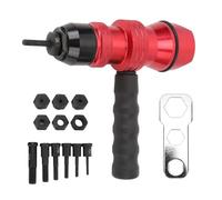 VGEBY Kit de Herramientas Adaptador de Tuerca de Remache Portátil, Aleación de Aluminio, Remachado sin Esfuerzo, Diseño Liviano, Mantenimiento de Bicicletas y Automóviles