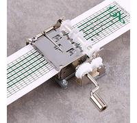 VGEBY Kit de Movimiento de Caja Musical con Manivela de 15 Notas para Música Personalizada DIY con Cintas en Blanco y Perforador