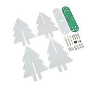 VGEBY Kit de Soldadura de árbol de Navidad 3D, árbol de Navidad Electrónico DIY, Luz LED Degradada con Fuente de Alimentación USB para Decoración de Práctica de Soldadura (Green)