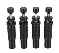 VGEBY Kit de Válvula Desinfladora de Neumáticos con Parada Automática, Herramienta Desinfladora de Neumáticos con Tornillo Ajustable, 10 a 30 PSI, Control de Presión de Parada Automática para 4x4,