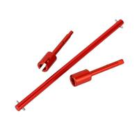 VGEBY Kits de Copa de Junta de Eje de Transmisión Central RC, Piezas de Mejora de Metal para TT02 1/10 RC Car, con Fácil Montaje y Rendimiento Duradero (Rojo)