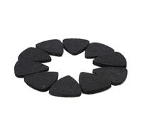 VGEBY La guitarra de fieltro de lana suave elige 10 piezas de acabado fino ligero compacto para guitarra jugador de ukelele (negro)