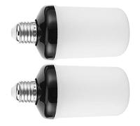 VGEBY Lámpara con Efecto de Llama con Sensor de Gravedad, 2 Bombillas Parpadeantes de 99 LED para Discotecas, 85-265 V