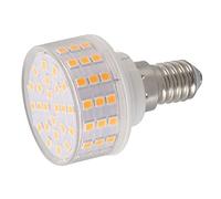 VGEBY Lámpara LED de Maíz E14, Ahorro de Energía, sin Parpadeo, Bombilla Brillante para Focos, Ventiladores de Techo, Dormitorios, 1,57 Pulgadas, 1 Lámpara de Maíz (Iluminación cálida)