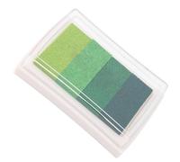 VGEBY Linda Almohadilla de Tinta Degradada para álbum de Recortes de Sellos, Segura, Almohadilla de Tinta, Fácil de Usar, para Tarjetas de Felicitación y Cartas de Amor, Plástico (gradiente verde)