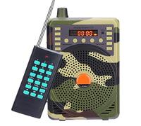 VGEBY Llamador de Pájaros MP3 Portátil con Altavoz, Mando a Distancia para Caza (Enchufe de la UE)