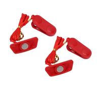 VGEBY Llave de Seguridad para Cinta de Correr, Dispositivo Magnético de Parada de Emergencia con ABS y Material Magnético, Apto para Cinta de Correr GTS7 M8 M9 9600, 2 uds.