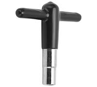 VGEBY Llave para Afinar Tambor, Llave en Forma de T para Entusiastas de la Música, Aleación Zine, de Silicona, Accesorios para Tambor (BLACK)
