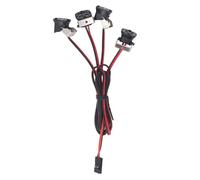 VGEBY Luces LED, ABS RC Car 16LED 4 Lámparas Faros Delanteros Focos para 1/10 RC Crawler Axial SCX10 90046 Gen8 (#2)