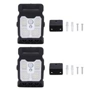 VGEBY Luces Solares con Clip, 3 Modos de Iluminación, Luz LED con Clip a Prueba de Agua con Sensor de Movimiento para Cubierta de Cerca de Jardín