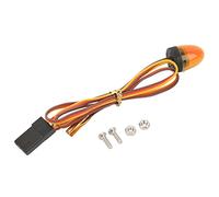 VGEBY Luz de Advertencia LED para Coche RC 3 Opciones de Color 5 Modos de Luz Control Remoto a Través de CH3 con Tornillos de Montaje para Ambulancia de Bomberos de Policía RC 1/10 (YELLOW)