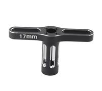 VGEBY Manguito de Tuercas Hexagonales de Rueda de 17 Mm, Llave de Herramienta de Instalación de Tuercas Hexagonales de 17 Mm con Tapa de Tuerca de Cubo de Acoplamiento, para Coche (Rojo)