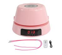 VGEBY Máquina de Saltar la Cuerda, Máquina de Salto Inteligente, Máquina de Saltar Eléctrica de Conteo Inteligente Automática para Niños Adultos(Rosa)