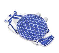 VGEBY Marcador de Pelotas de, Clip Metálico Portátil para Gorra con 1 Moneda Redonda, Accesorio de Ligero y Duradero para Practicar. (Blue)