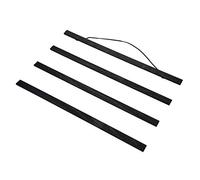 VGEBY Marco de Fotos de Madera, Marco de Póster Negro Colgador de Pared Magnético para Rollo Lienzo Impresión Póster Colgador de Arte de Pared(60cm/23.6in)