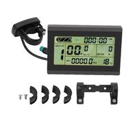 VGEBY Medidor de Pantalla LCD para Scooter, 24 V, 36 V, 48, Compatible con Panel de Pantalla LCD para Bicicleta Eléctrica, Conector a Prueba de Agua de 5 Pines para Bicicleta