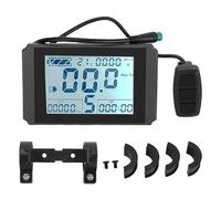 VGEBY Medidor Eléctrico de Pantalla LCD, Panel de Pantalla Grande para Scooters Eléctricos con Controlador KT Protocolo NO.1 Adecuado para Bicicletas de 24V 36V 48V