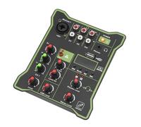 VGEBY Mezclador Portátil, Buen Rendimiento de Afinación, Efecto de Reverberación para Presentaciones en Vivo, Material Metálico