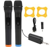 VGEBY Micrófono inalámbrico, Equipo de Video de Karaoke de micrófono de Mano Profesional Altavoz Altavoz