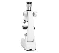 VGEBY Microscopio para Niños, Microscopio Infantil LED ABS 100X 600X 1200X con Kit de Diapositivas, Juguete Científico de Enfoque Giratorio para Estudiantes de Aprendizaje Temprano Exploración en el