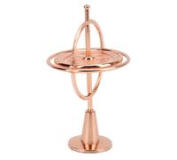 VGEBY Mini Giroscopio de Juguete de Oro Rosa, Peonza de Metal para Enfoque y del Estrés, Herramienta de Descompresión de Escritorio Adultos y Niños