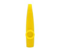 VGEBY Mini Kazoo de Plástico, Instrumento de Viento Fácil de Aprender, Juguete Musical Portátil con Membrana Amplificadora para Viajes, Camping y Acompañamiento de Ukelele de Guitarra (Yellow)