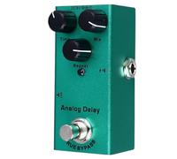 VGEBY Mini Pedal de Efecto único, Afinación Precisa, Suministros de Guitarra para Dar Forma Al Tono, Hecho de Aleación de Aluminio (Retardo analógico(10))