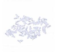 VGEBY Mini Zapatos de Tacón Alto de Plástico, Juego de Zapatos de Muñeca Transparentes, 30 Pares para Muñecas de 11,4 Pulgadas y Muñecas , Accesorios Detallados de Decoración de Casa de para (Claro)
