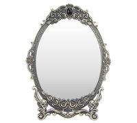 VGEBY Mirror Cosmético en Forma de Flor Vintage Tocador Retro Hazte Espejo con una Barra de Soporte Práctica y Cómoda (Espejo de Bronce)