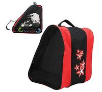 VGEBY Mochila con Ruedas Mochila con 3 Capas con Ruedas Mochila con un Solo Hombro Mochila Deportiva de Ocio(Rojo) Equipo Deportivo Zapatos Rotos/Patines