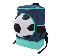VGEBY Mochila de Fútbol, diseño de Múltiples Bolsillos con Amplio Compartimento para Pelotas y Almacenamiento de Zapatos, para Equipos de (Tamaño para niños (se Adapta a Pelotas de)