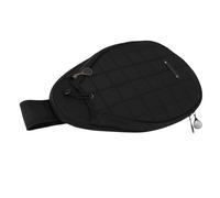 VGEBY Mochila de Tenis, Bolsa Ligera de Poliéster con Correa Ajustable para Hombres y Mujeres, Se Adapta a 2 Raquetas e Ideal para Deportes Al Aire (Black)