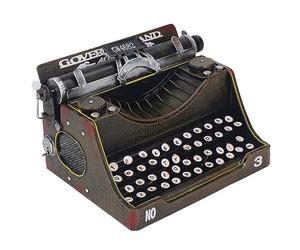 VGEBY Modelo de Máquina de Escribir Retro Vintage, Decoración de Hierro Hecha a Mano con Detalles Pulidos para el Hogar, Sala de Estar, Oficina