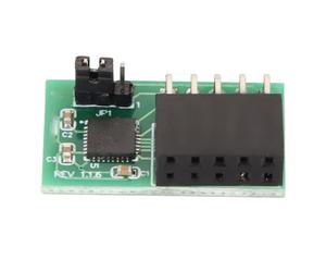 VGEBY Módulo TPM SPI, Módulo de Seguridad TPM 2.0 Placa de Circuito Impreso Interfaz del Módulo de Cifrado TPM 2.0 Conjunto de Chips Vertical Estable 9670 Módulo SPI de 10 Pines para