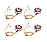 VGEBY Motor sin Escobillas 5010 750KV, Alto par con Carcasa de Aluminio Mecanizado y Orificios de Refrigeración, para Aviones Cuadricópteros Multicópteros (360KV 4PCS)